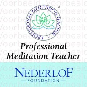 bordje meditatieleraar voorbeeld